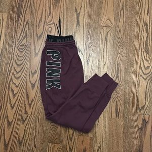 Maroon jogger from pink